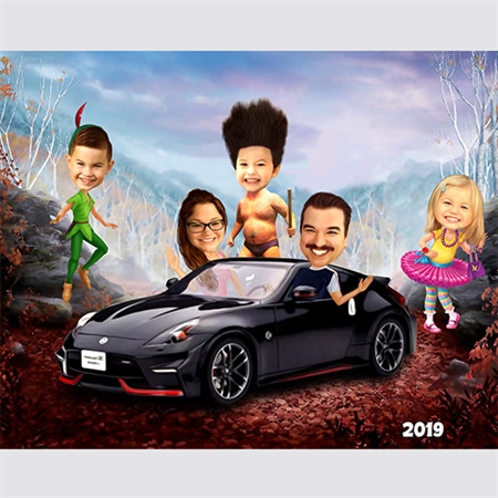 Custom Caricature from Photos - myDaVinci